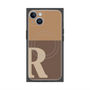 プレミアムパネル with MagSafe［ オリジナル - initial two tone - R brown ］