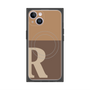 プレミアムパネル with MagSafe［ オリジナル - initial two tone - R brown ］