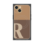 プレミアムパネル with MagSafe［ オリジナル - initial two tone - R brown ］