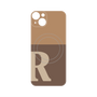 プレミアムパネル with MagSafe［ オリジナル - initial two tone - R brown ］