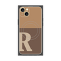 プレミアムパネル with MagSafe［ オリジナル - initial two tone - R brown ］