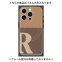 プレミアムパネル with MagSafe［ オリジナル - initial two tone - R brown ］