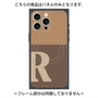 プレミアムパネル with MagSafe［ オリジナル - initial two tone - R brown ］