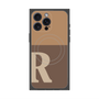プレミアムパネル with MagSafe［ オリジナル - initial two tone - R brown ］