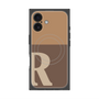 プレミアムパネル with MagSafe［ オリジナル - initial two tone - R brown ］