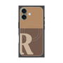 プレミアムパネル with MagSafe［ オリジナル - initial two tone - R brown ］