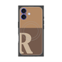プレミアムパネル with MagSafe［ オリジナル - initial two tone - R brown ］