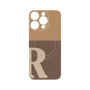 プレミアムパネル with MagSafe［ オリジナル - initial two tone - R brown ］