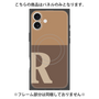 プレミアムパネル with MagSafe［ オリジナル - initial two tone - R brown ］