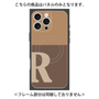 プレミアムパネル with MagSafe［ オリジナル - initial two tone - R brown ］