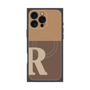 プレミアムパネル with MagSafe［ オリジナル - initial two tone - R brown ］