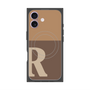 プレミアムパネル with MagSafe［ オリジナル - initial two tone - R brown ］