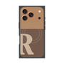 プレミアムパネル with MagSafe［ オリジナル - initial two tone - R brown ］