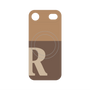 プレミアムパネル with MagSafe［ オリジナル - initial two tone - R brown ］