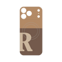 プレミアムパネル with MagSafe［ オリジナル - initial two tone - R brown ］