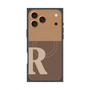 プレミアムパネル with MagSafe［ オリジナル - initial two tone - R brown ］