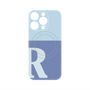 プレミアムパネル with MagSafe［ オリジナル - initial two tone - R blue ］