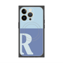 プレミアムパネル with MagSafe［ オリジナル - initial two tone - R blue ］