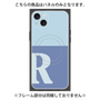 プレミアムパネル with MagSafe［ オリジナル - initial two tone - R blue ］
