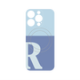 プレミアムパネル with MagSafe［ オリジナル - initial two tone - R blue ］