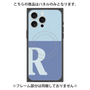 プレミアムパネル with MagSafe［ オリジナル - initial two tone - R blue ］
