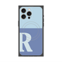 プレミアムパネル with MagSafe［ オリジナル - initial two tone - R blue ］
