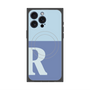 プレミアムパネル with MagSafe［ オリジナル - initial two tone - R blue ］