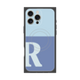 プレミアムパネル with MagSafe［ オリジナル - initial two tone - R blue ］