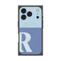 プレミアムパネル with MagSafe［ オリジナル - initial two tone - R blue ］
