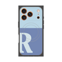 プレミアムパネル with MagSafe［ オリジナル - initial two tone - R blue ］