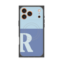 プレミアムパネル with MagSafe［ オリジナル - initial two tone - R blue ］