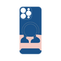 プレミアムパネル with MagSafe［ オリジナル - initial color - E navy ］