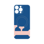 プレミアムパネル with MagSafe［ オリジナル - initial color - F navy ］