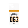 プレミアムパネル with MagSafe［ 読売ジャイアンツ - #063 HANADA - ホーム ］