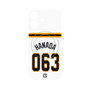 プレミアムパネル with MagSafe［ 読売ジャイアンツ - #063 HANADA - ホーム ］