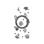 プレミアムパネル with MagSafe［ オリジナル - CASEPLAYネコ総柄 - color ］