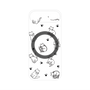 プレミアムパネル with MagSafe［ オリジナル - CASEPLAYネコ総柄 - black ］