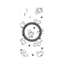 プレミアムパネル with MagSafe［ オリジナル - CASEPLAYイヌ総柄 - black ］