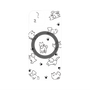 プレミアムパネル with MagSafe［ オリジナル - CASEPLAYイヌ総柄 - black ］