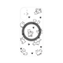 プレミアムパネル with MagSafe［ オリジナル - CASEPLAYイヌ総柄 - black ］