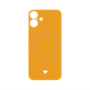 プレミアムパネル with MagSafe［ オリジナル - 推し色ハート - オレンジ ］