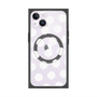 プレミアムパネル with MagSafe［ オリジナル - 推し色水玉 - ホワイト ］