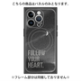 プレミアムパネル with MagSafe［ オリジナル - ドットオーバーレイ - FOLLOW YOUR HEART/B ］