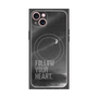 プレミアムパネル with MagSafe［ オリジナル - ドットオーバーレイ - FOLLOW YOUR HEART/B ］