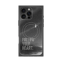 プレミアムパネル with MagSafe［ オリジナル - ドットオーバーレイ - FOLLOW YOUR HEART/B ］