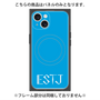 プレミアムパネル with MagSafe［ オリジナル - ESTJ 幹部 - アルファベット - ブルー ］