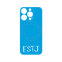 プレミアムパネル with MagSafe［ オリジナル - ESTJ 幹部 - アルファベット - ブルー ］