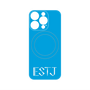 プレミアムパネル with MagSafe［ オリジナル - ESTJ 幹部 - アルファベット - ブルー ］