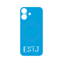 プレミアムパネル with MagSafe［ オリジナル - ESTJ 幹部 - アルファベット - ブルー ］