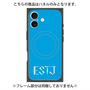 プレミアムパネル with MagSafe［ オリジナル - ESTJ 幹部 - アルファベット - ブルー ］